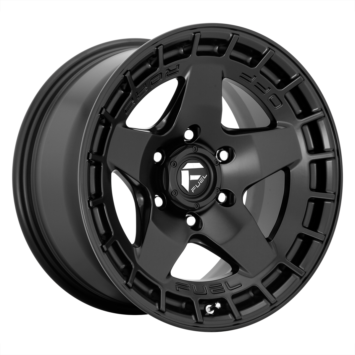 Fuel WARP Satin Black 6x139.7 Wheels - product view 4