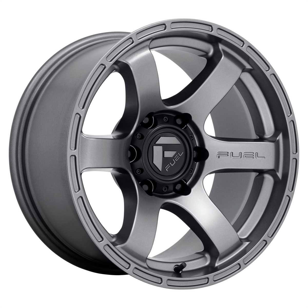 Fuel RUSH Matte Gunmetal 6x139.7 Wheels - product view 4