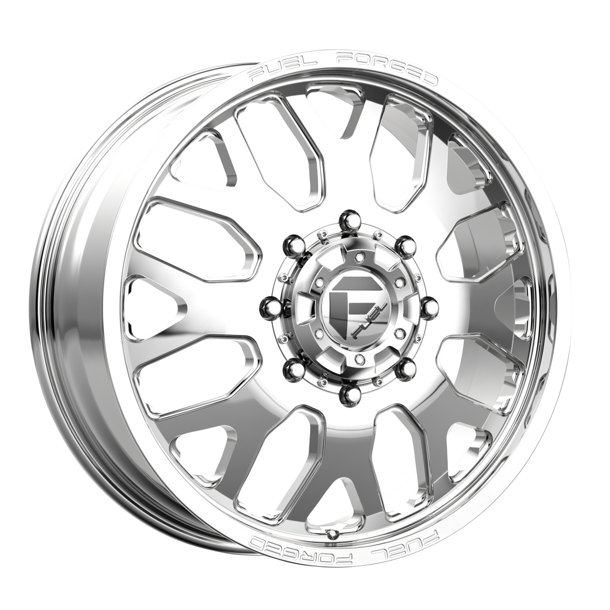 Fuel FF016 Gloss Black Mill-Mach 6x139.7 Wheels - product view 1