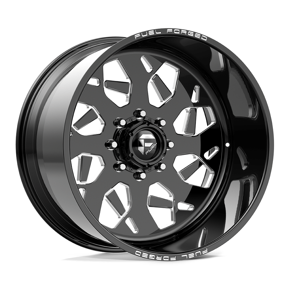 Fuel FF111 Gloss Black Mill-Mach 6x139.7 Wheels - product view 1