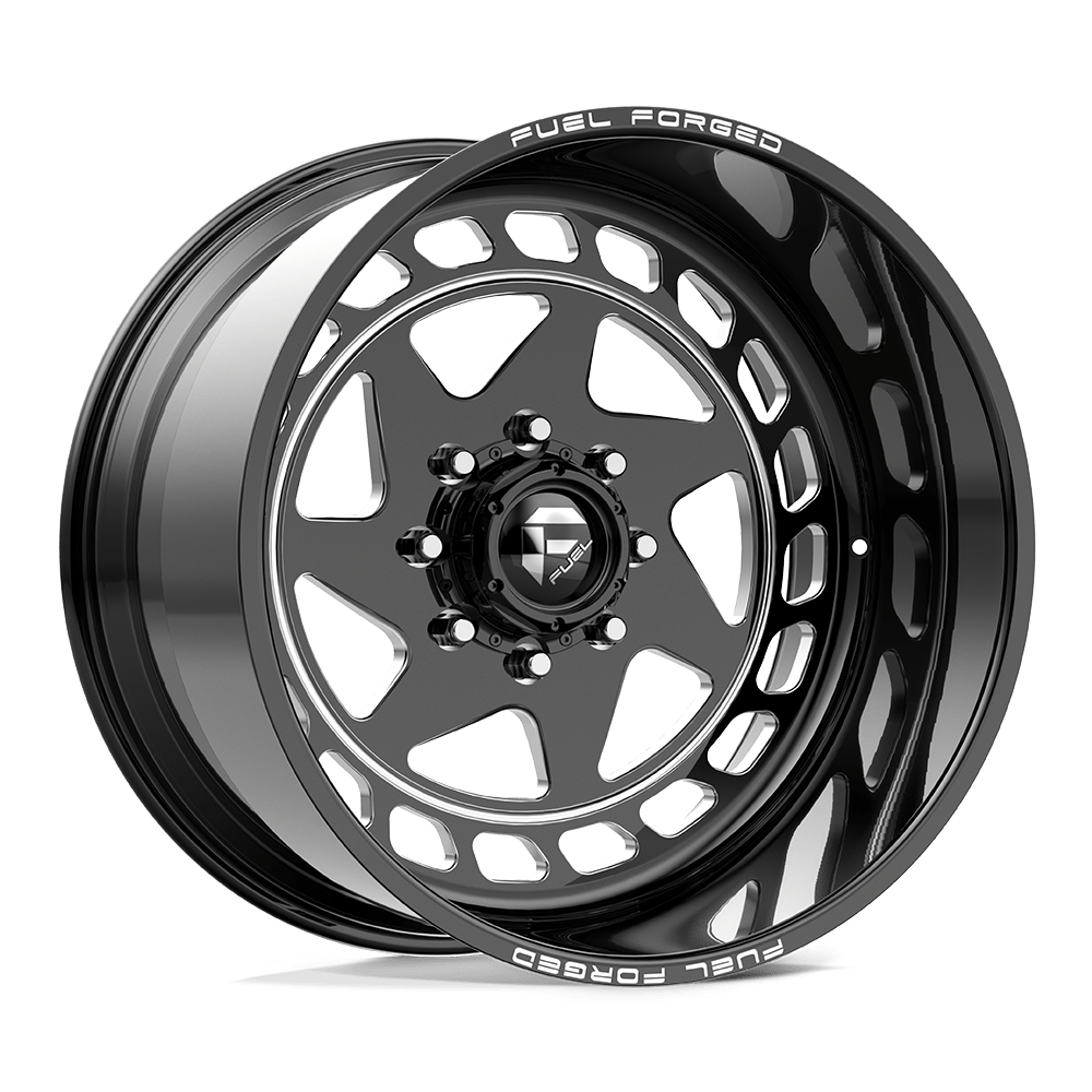 Fuel FF117 Gloss Black Mill-Mach 6x139.7 Wheels - product view 1