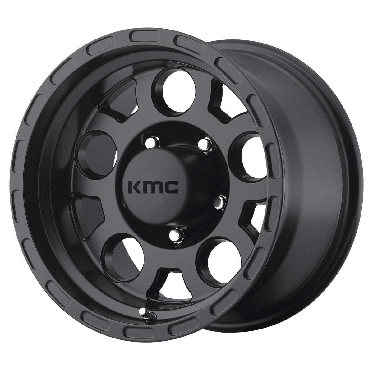 KMC ENDURO Matte Black 6x139.7 Wheels - product view 2