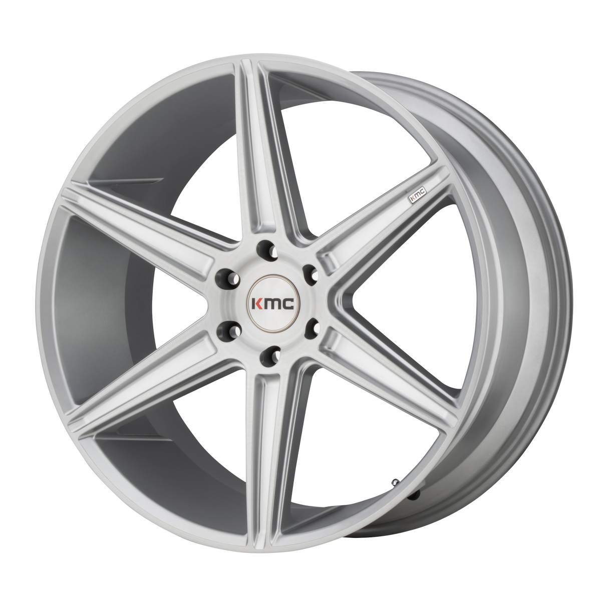 KMC PRISM TRUCK Brushed Silver 6x139.7 Wheels - product view 1