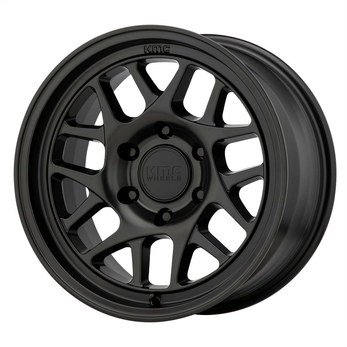 KMC BULLY OL Satin Black 6x139.7 Wheels - product view 2