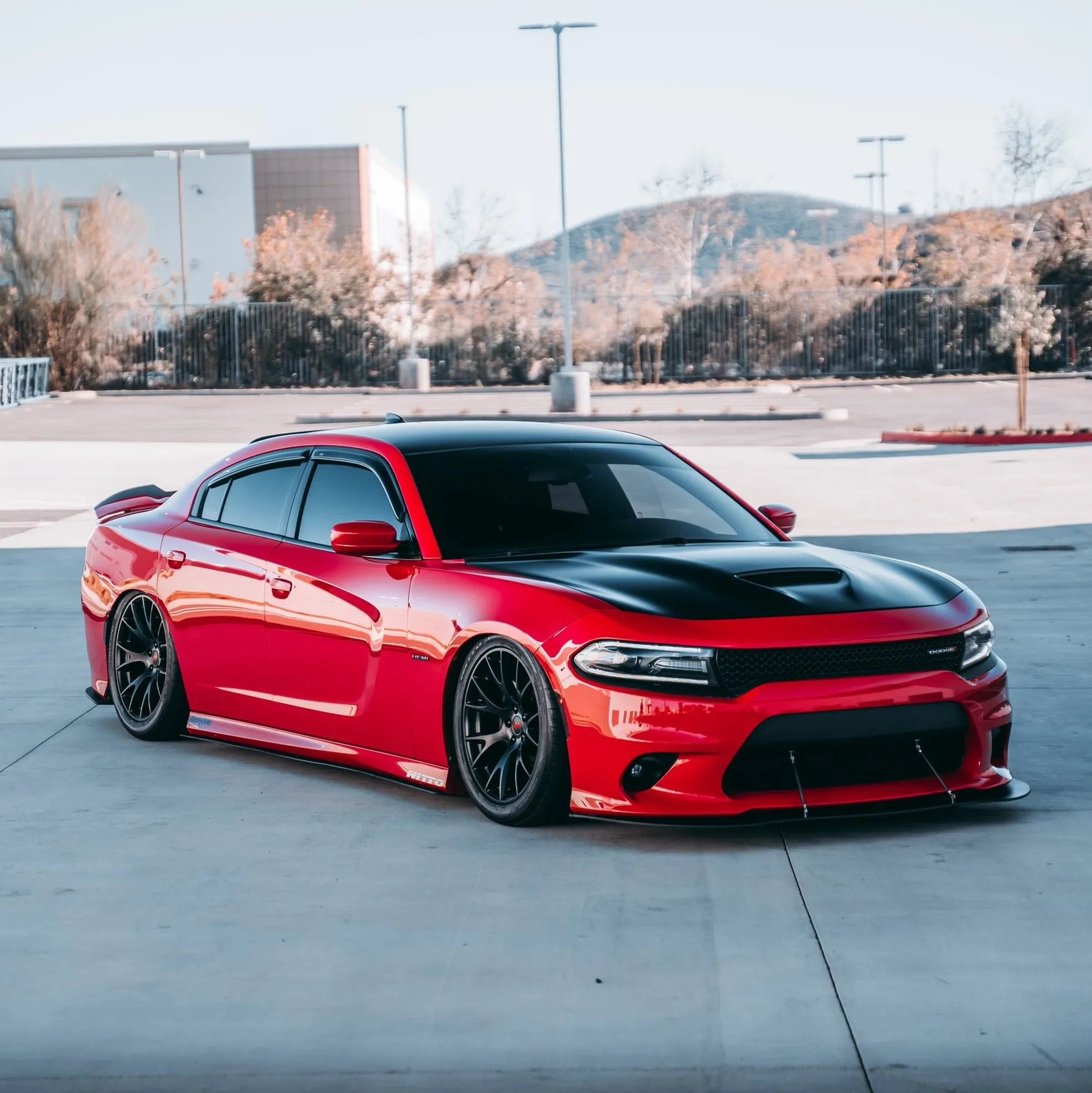 Voxx Replica Hellcat Matte Black Wheels