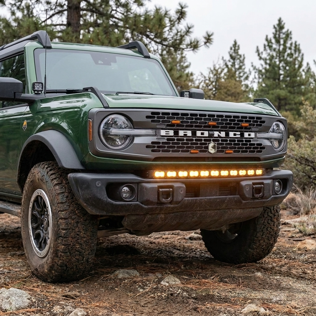 2021+ Ford Bronco Capable Bumper 40in Light Bar PRO