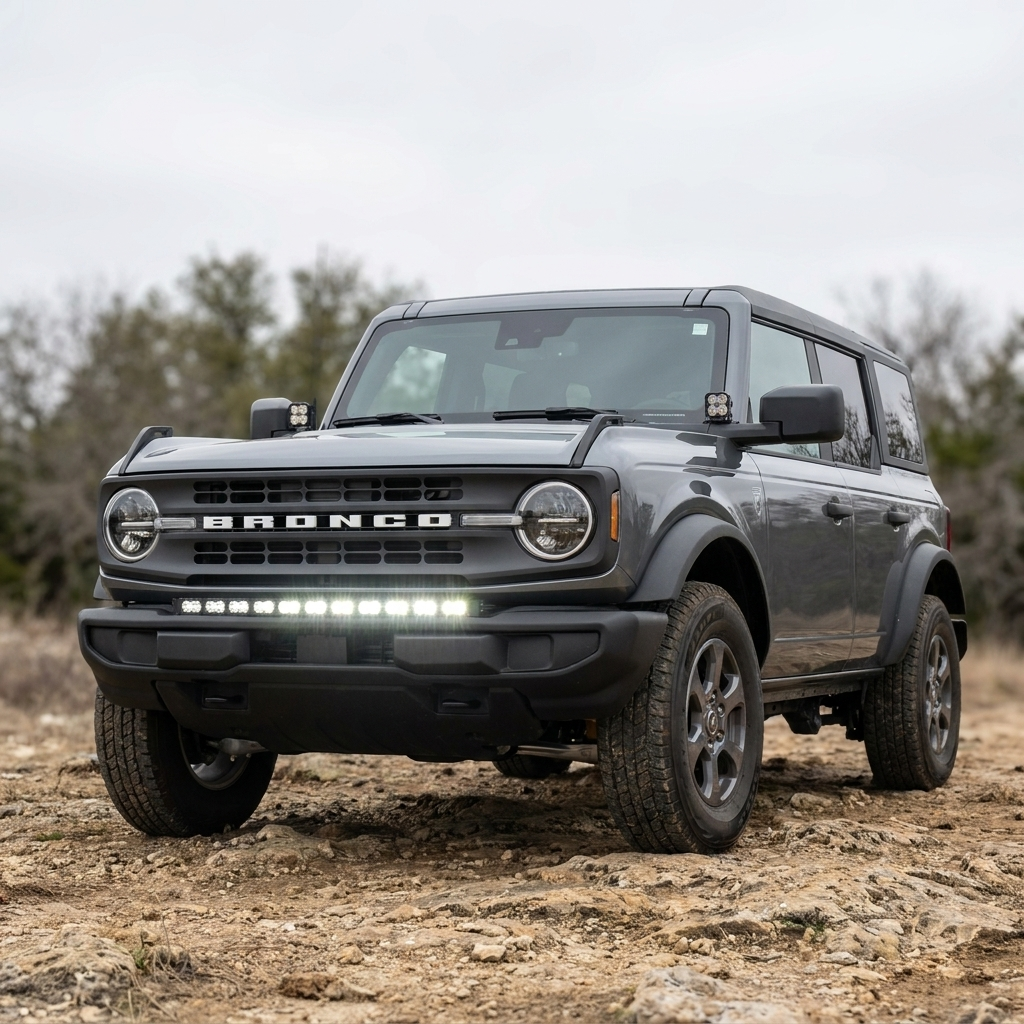2021+ Ford Bronco Standard Bumper 40in Light Bar PRO