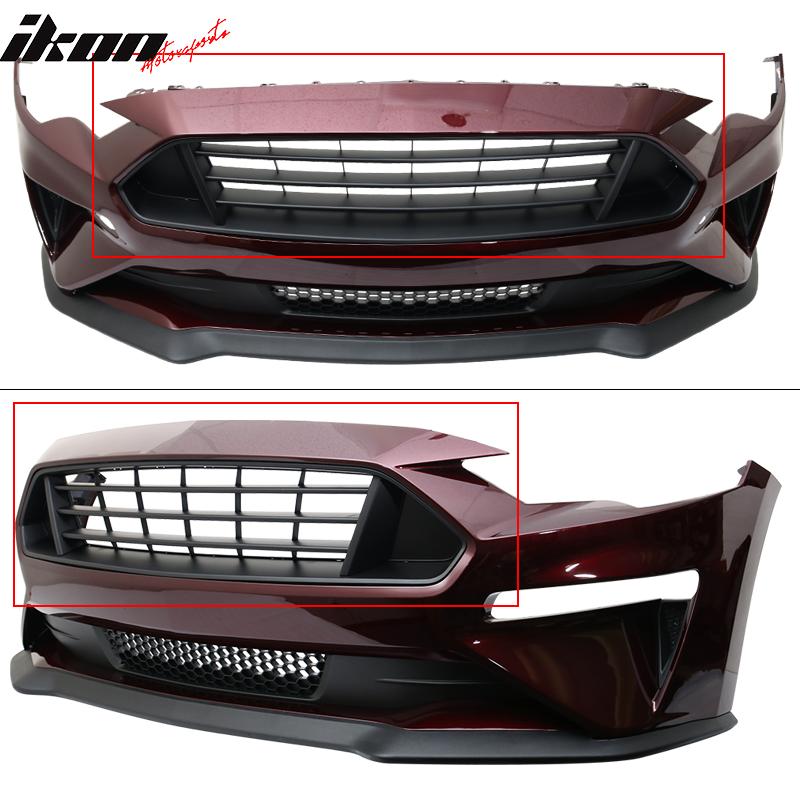 2018-2022 Ford Mustang Front Upper Grid Grille Guard Bumper Grill ABS