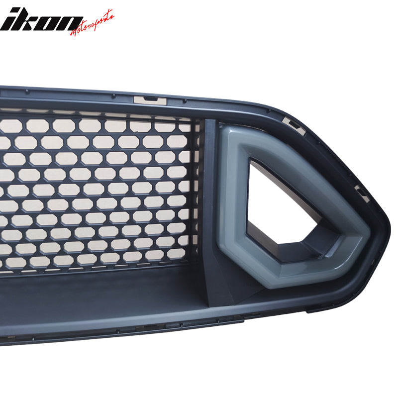 2018-2023 Ford Mustang RTR Style Yellow Turn Signal Light Grille ABS