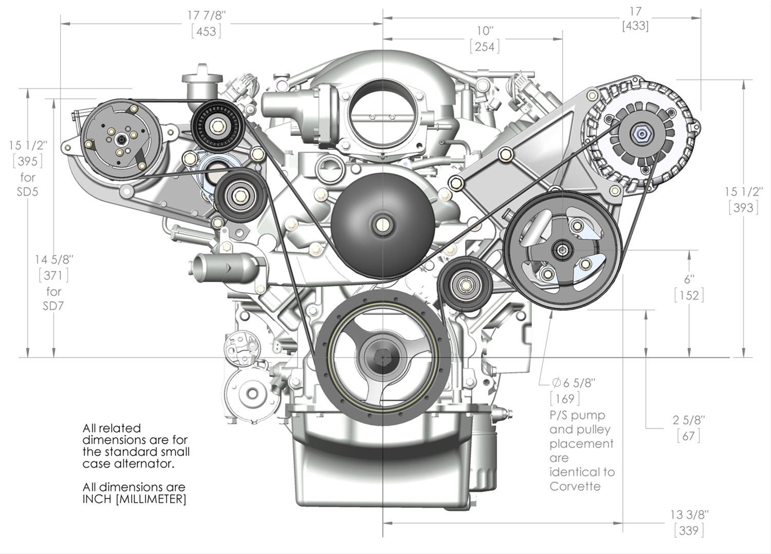 Holley LS Engine Accessory Drive Kits 20-132
