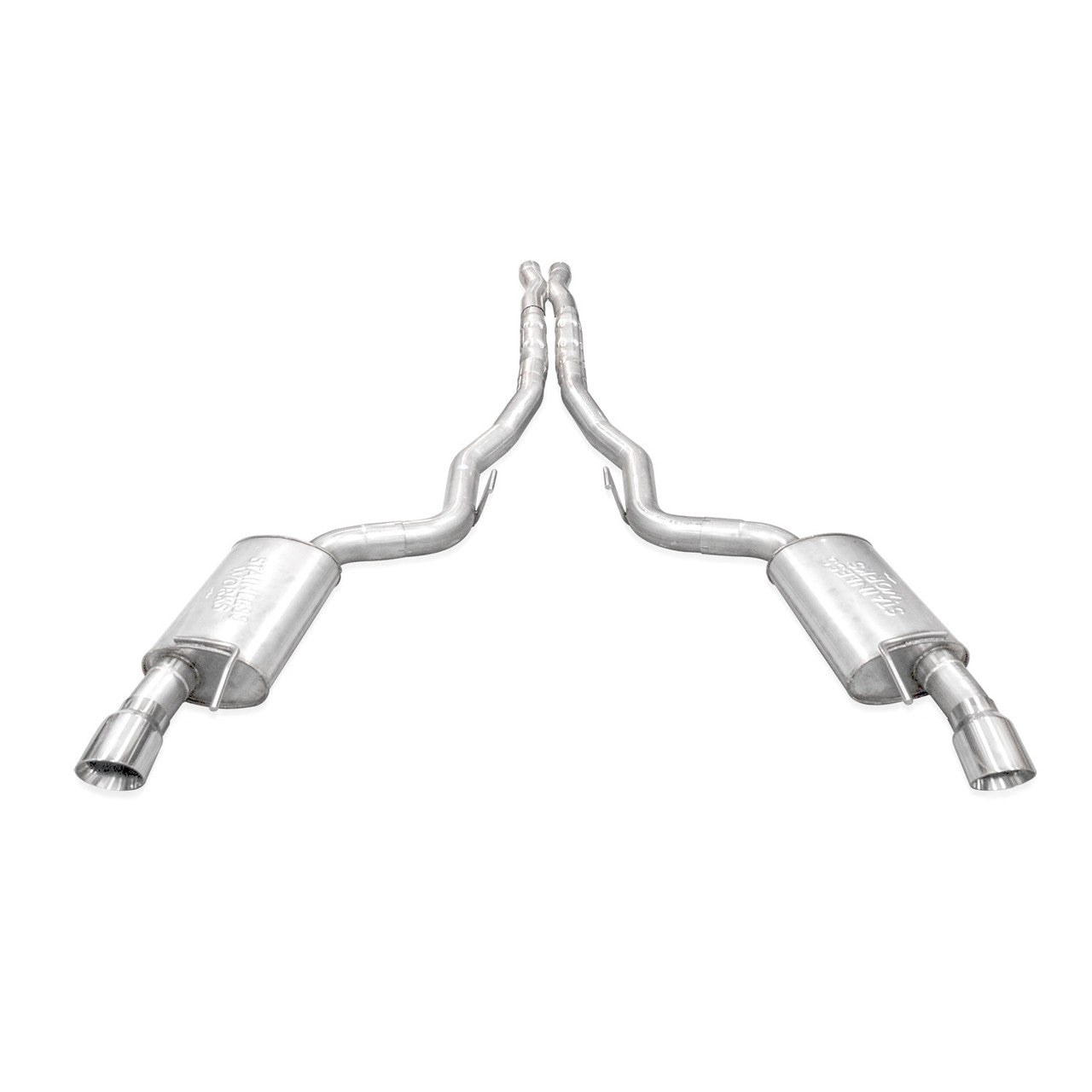 Stainless Works 2024 MUSTANG GT CATBACK Dual Tips