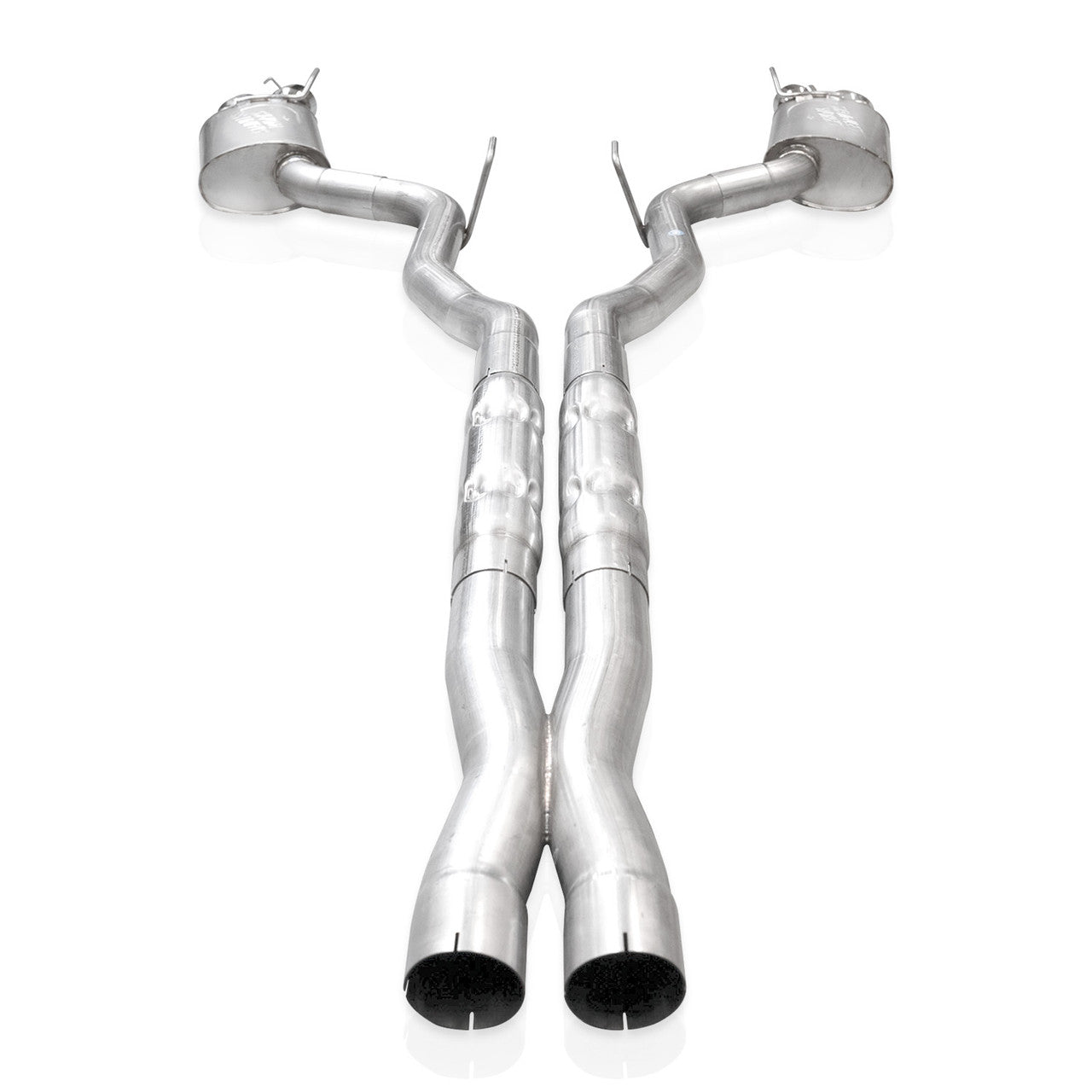 Stainless Works 2024 MUSTANG GT CATBACK Quad Tips