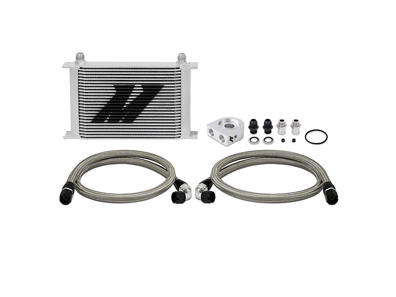 Mishimoto Universal 25-Row Non-Thermostatic Oil Cooler Kit; Silver