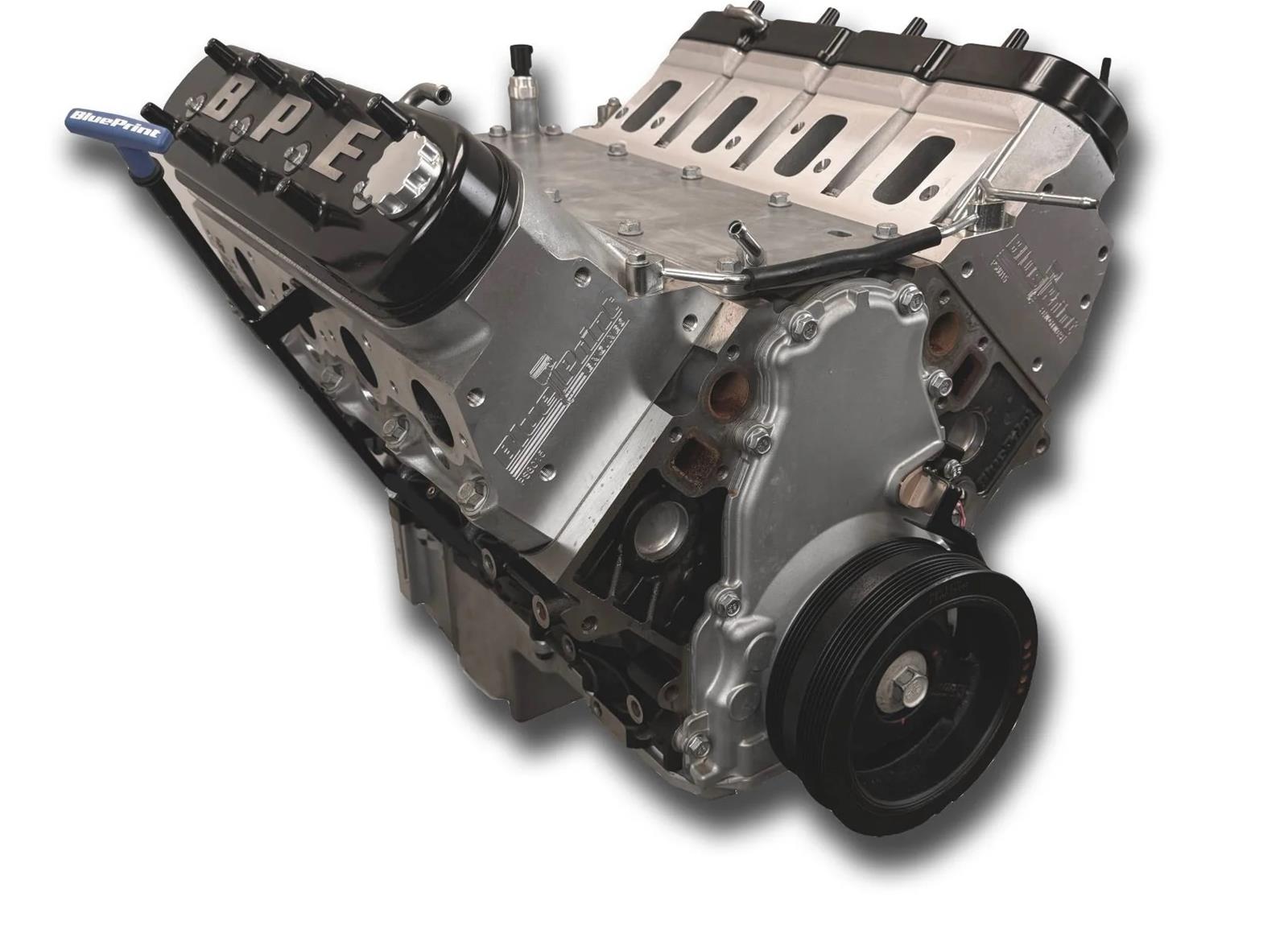 BluePrint Engines Pro Series Chevy LS 376 C.I.D. 530 HP Long Block Crate Engine