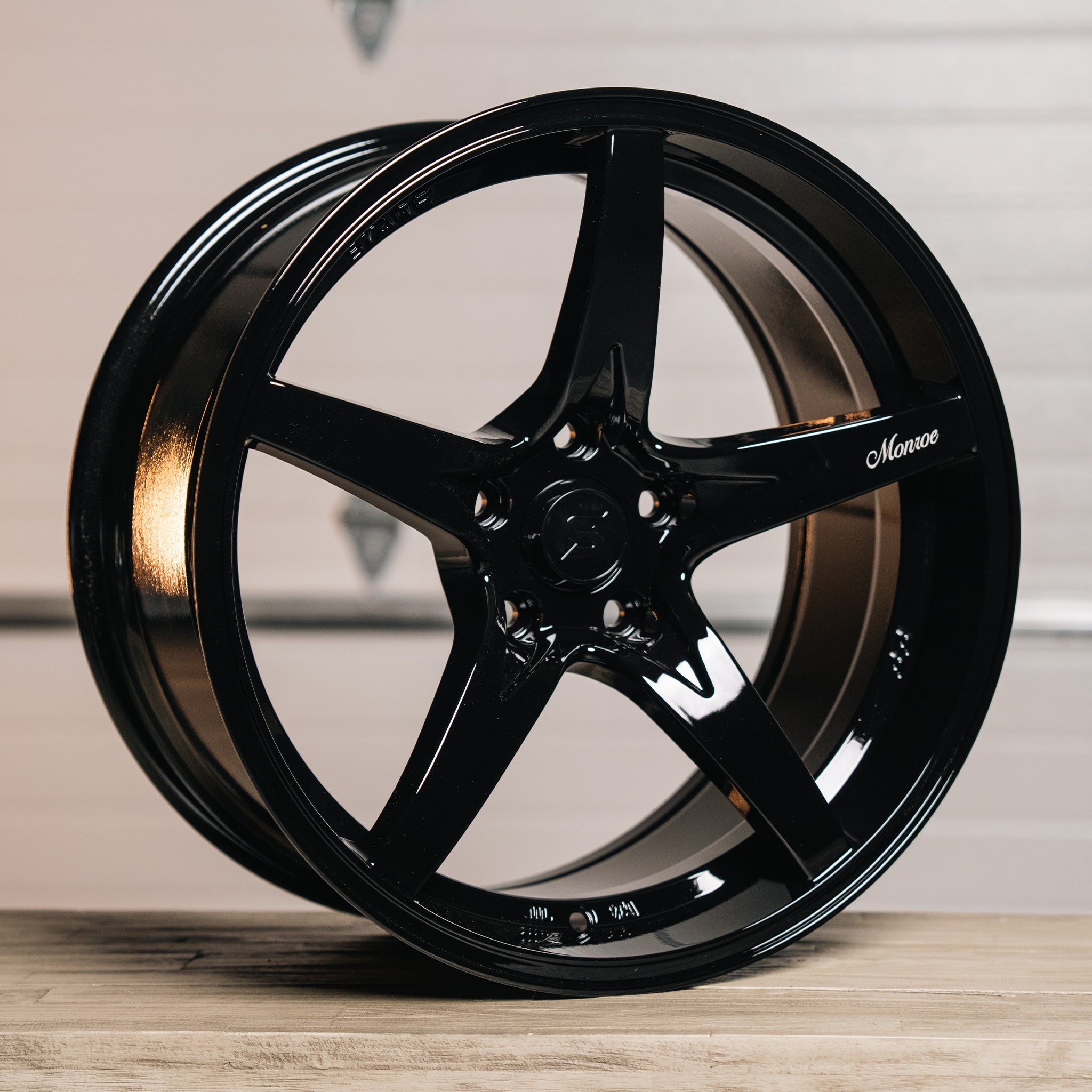 Stage Wheels Monroe 18x9 +12mm 5x114.3 CB: 73.1 Color: Black