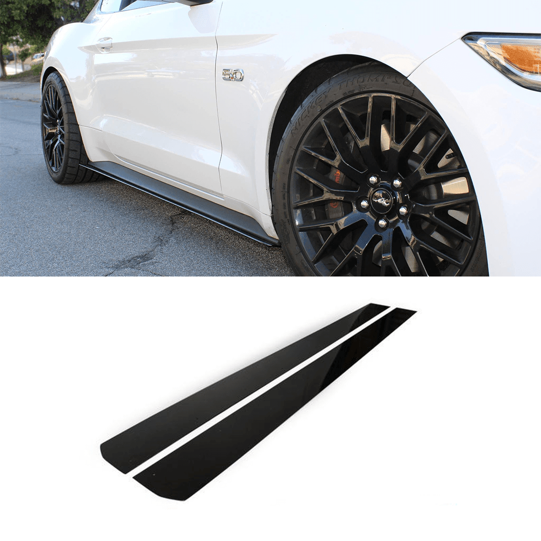 AeroflowDynamics 2015-2018 Ford Mustang Side Skirt Extension V1