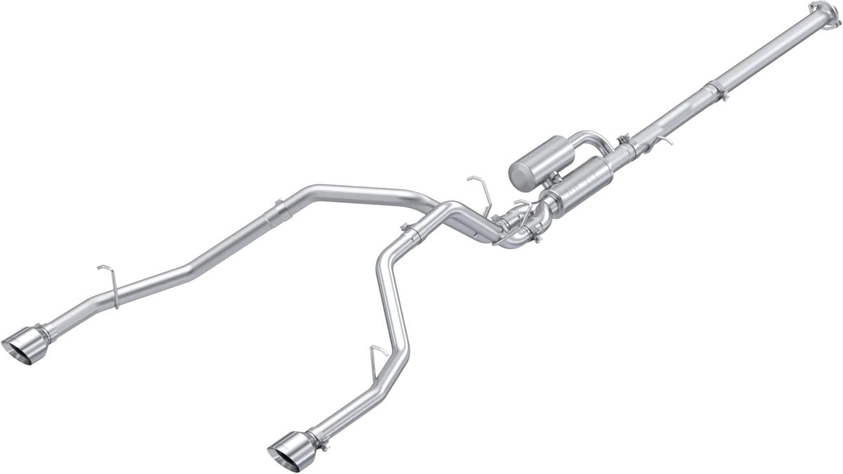 MBRP 2025+ RAM 1500 3.0L Pro Series 3.0in Cat-Back Dual Rear Exit Exhaust - T304 Stainless