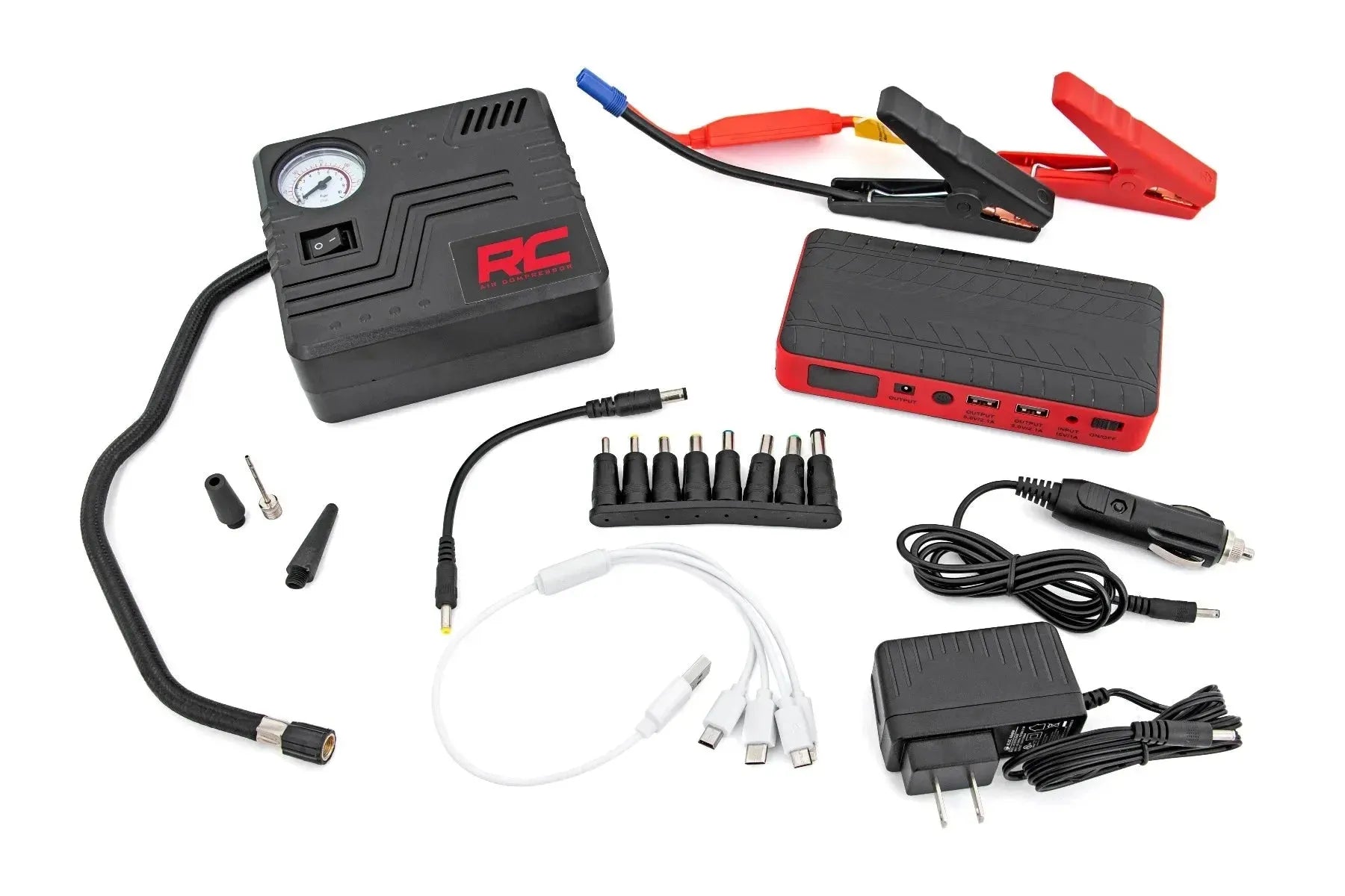 Rough Country Battery Jumper And Air Compressor Combo