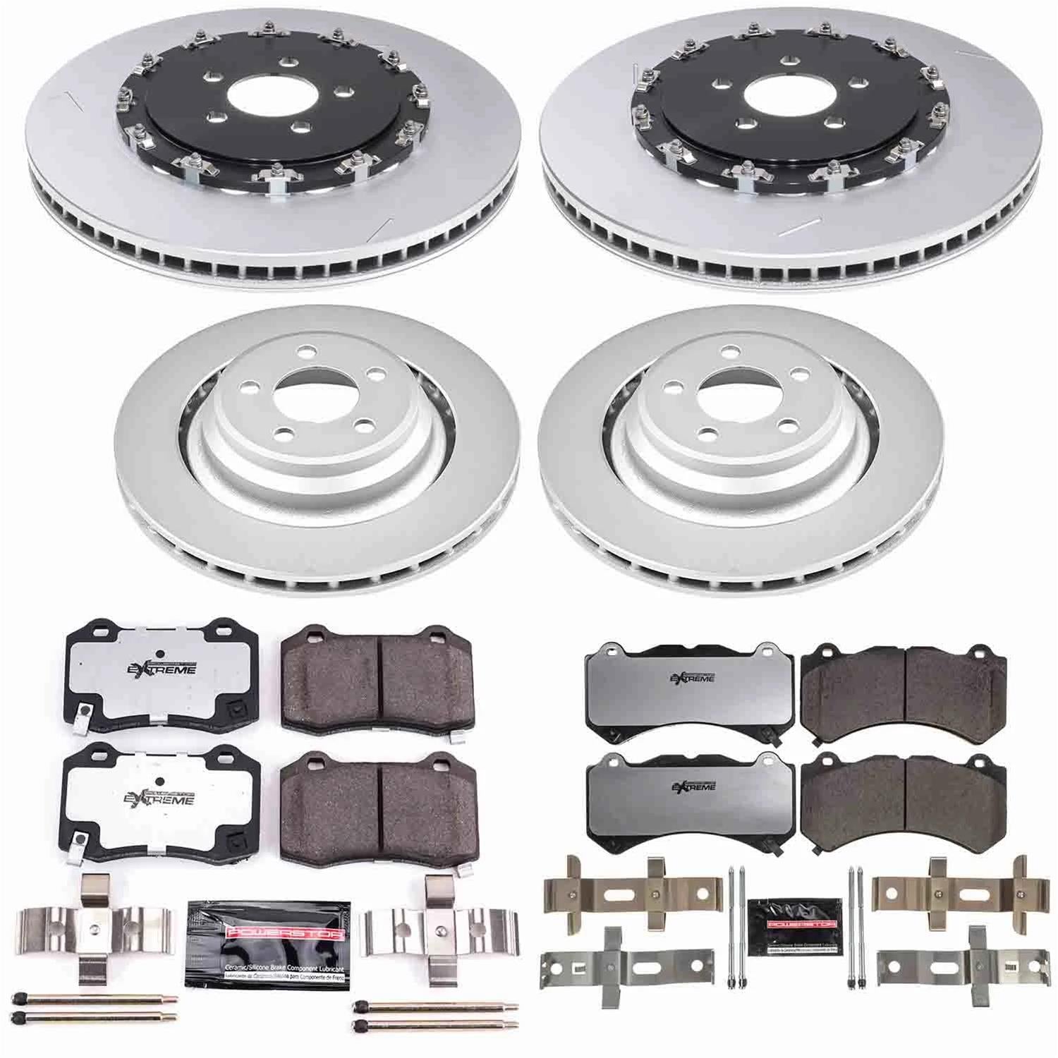 PowerStop 2021-2023 Dodge Charger & Challenger 6 Piston 6.4L & 6.2L Hemi Z26 Front & Rear Kit