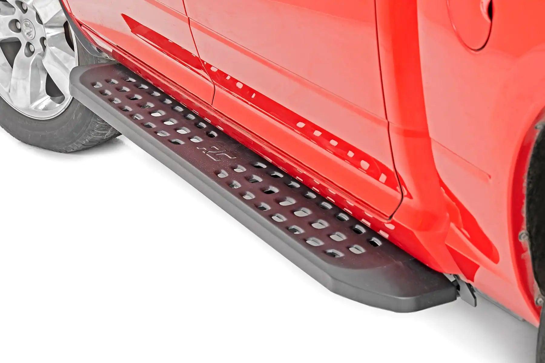 Rough Country RPT2 Running Boards Crew Cab | Black | Ram 1500 (19-24)/1500 TRX (21-24)