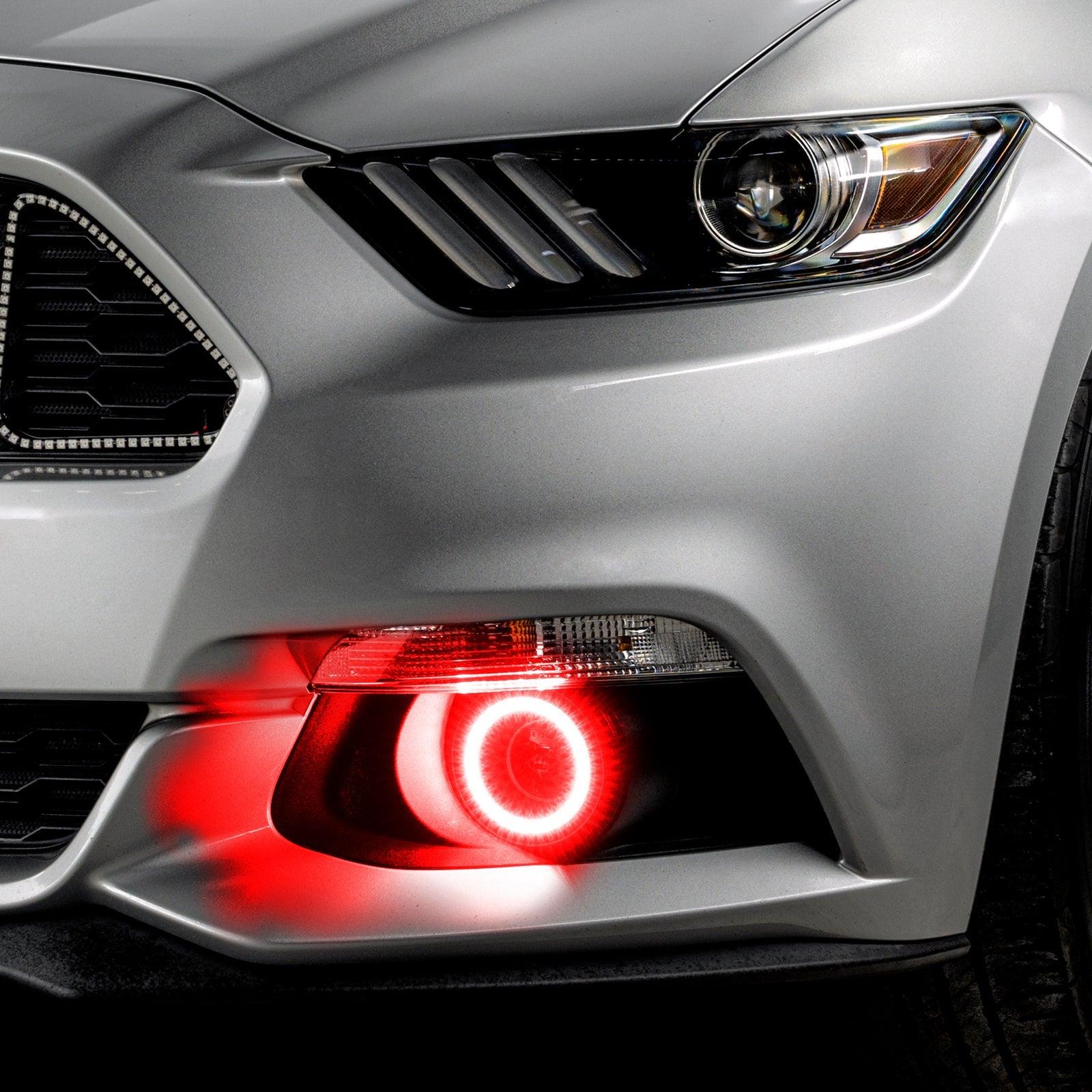 ORACLE Lighting 2015-2017 Ford Mustang Dynamic ColorSHIFT RGB+A Projector Surface Mount Fog Light Halo Kit