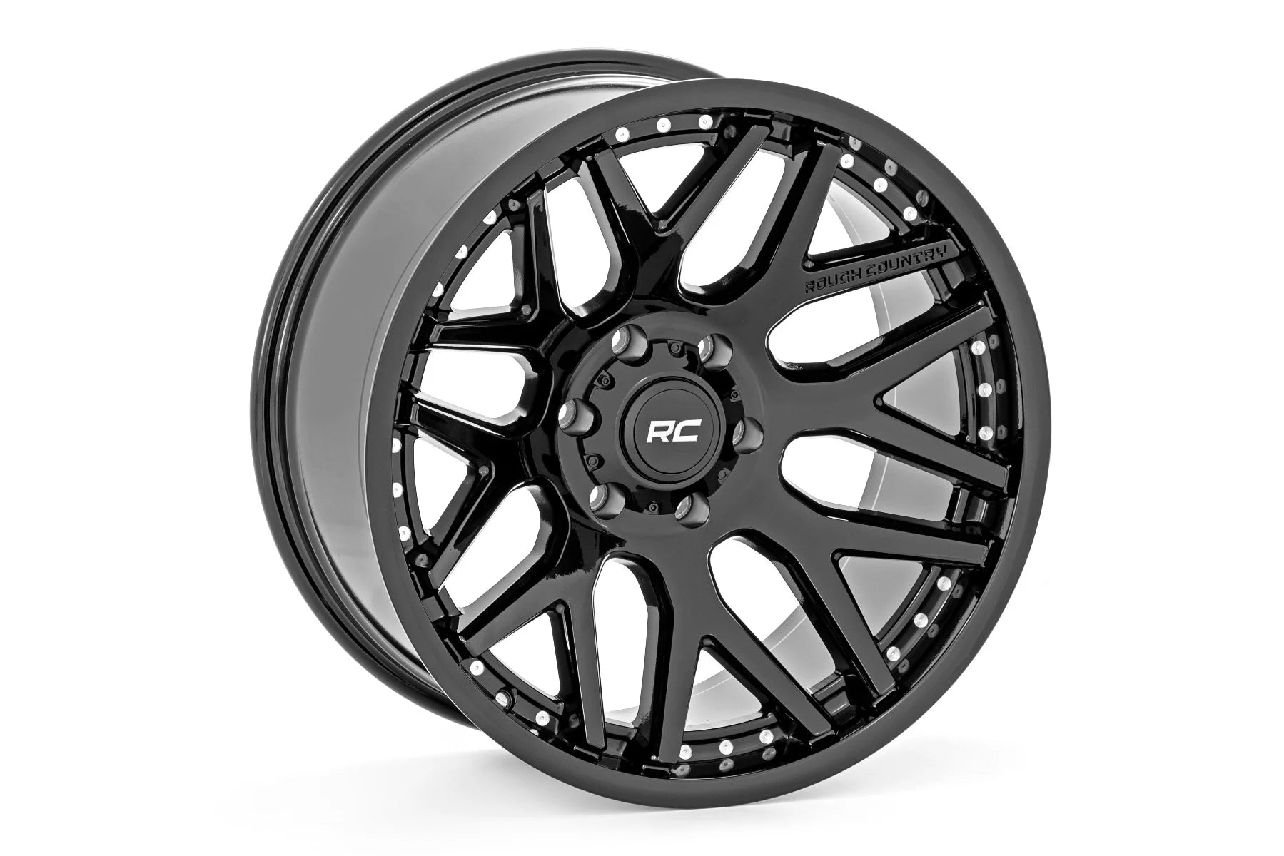 Rough Country 95 Series Wheel Gloss Black