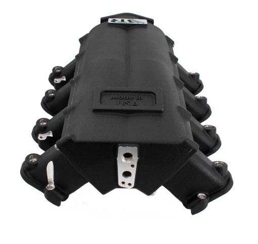 BTR TRINITY SERIES INTAKE MANIFOLD FOR LS3 ENGINES - BLACK - VERSION 2 INTAKE RUNNERS - TRA-3-BLK-P105-V2