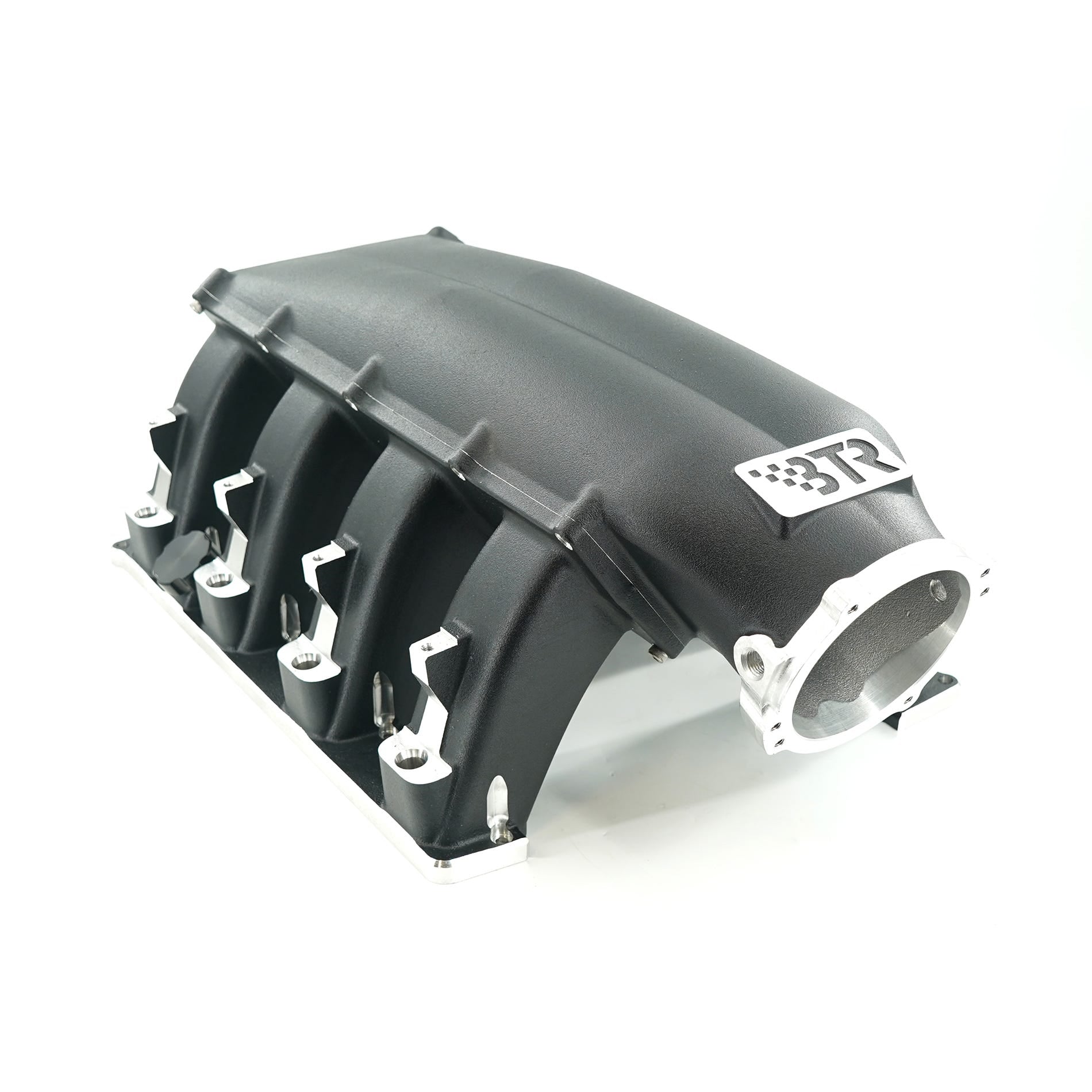 BTR TRINITY INTAKE MANIFOLD - HEMI 5.7/6.4 MID RUNNER - BLACK - SINGLE INJECTOR - TRA-HEMI-BLK-ML