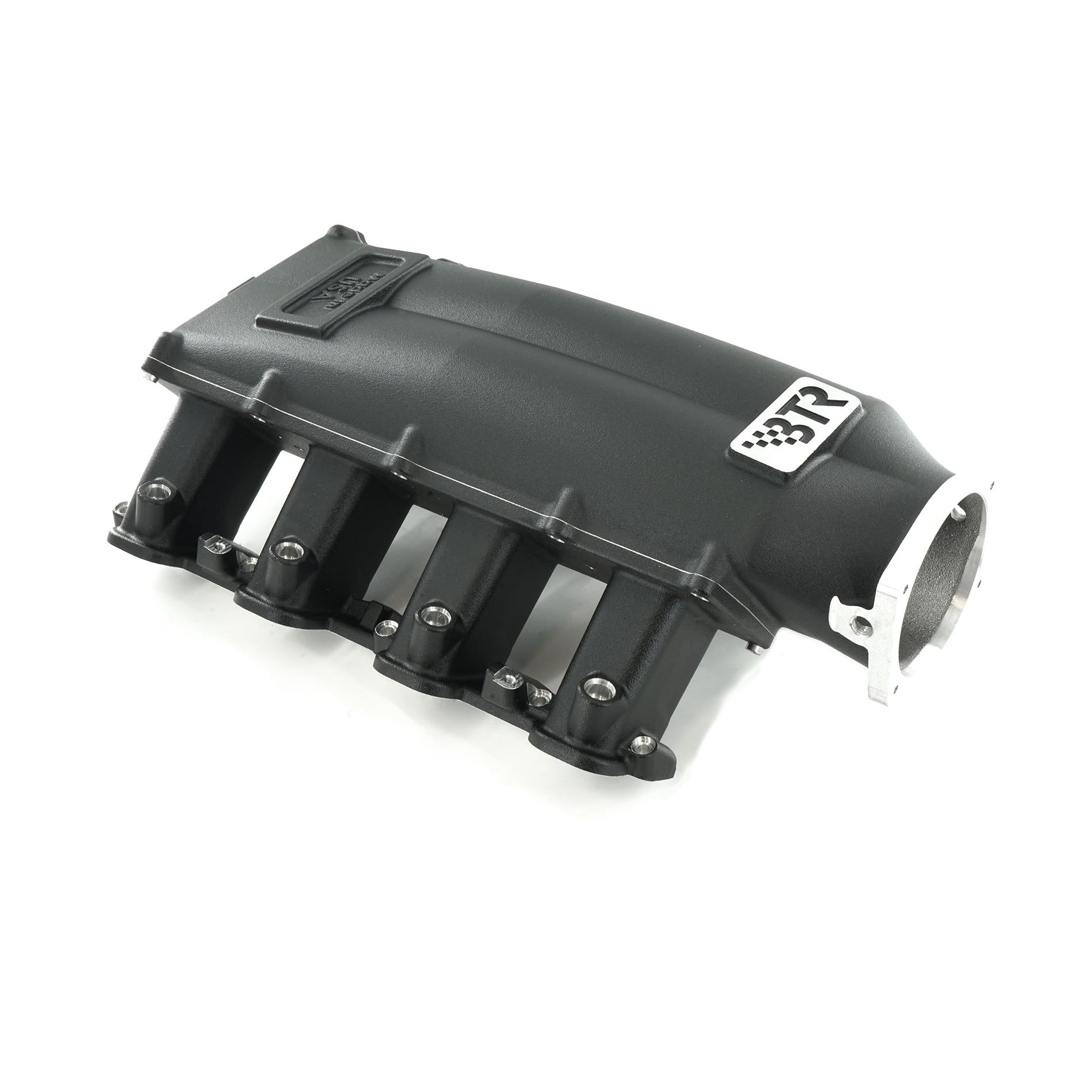 BTR TRINITY INTAKE MANIFOLD FOR LS7 ENGINES - BLACK - VERSION 2 RUNNERS - TRA-7-BLK-P105-V2