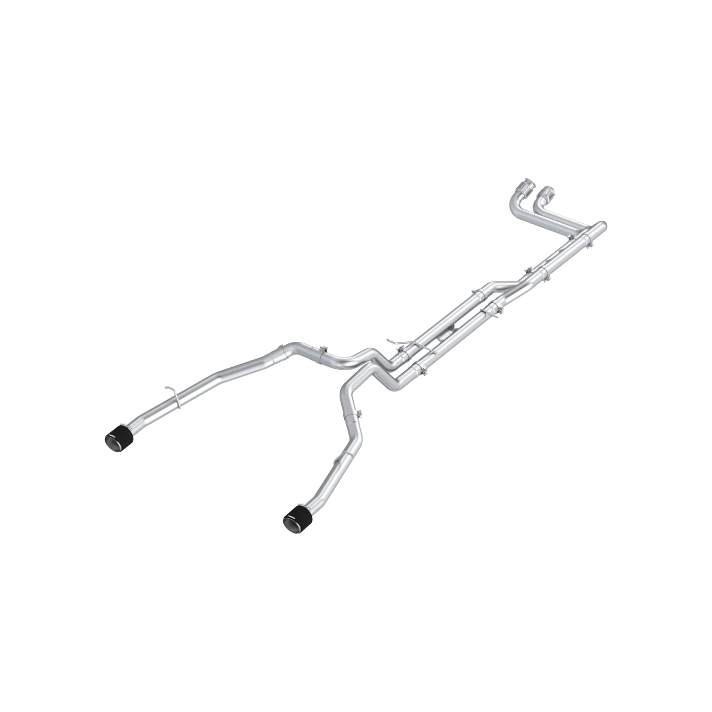 MBRP Armor Pro 3-Inch Cat-Back Dual Split Rear with Carbon Fiber Tips 2025-UP Ram 1500 RHO 3.0L