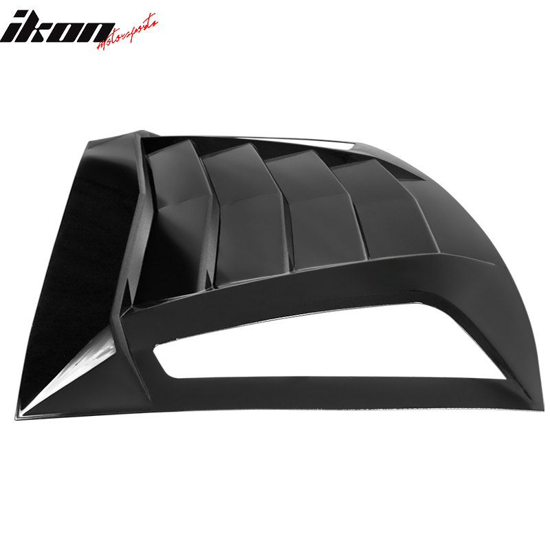 Ikon Motorsports 2008-2023 Dodge Challenger Rear Window Scoop Louver Vent