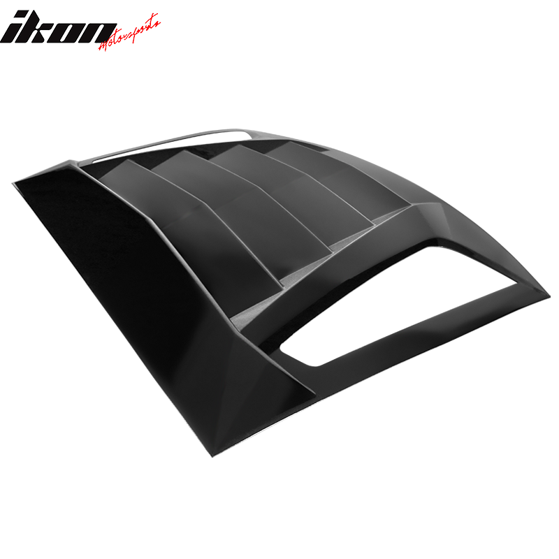 Ikon Motorsports 2008-2023 Dodge Challenger Rear Window Scoop Louver Vent