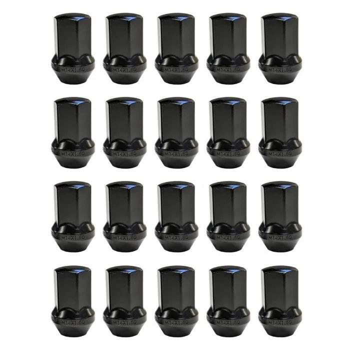 Gorilla Lug Nut Kit Factory-Style Steel Black Set of 20 M14x1.5