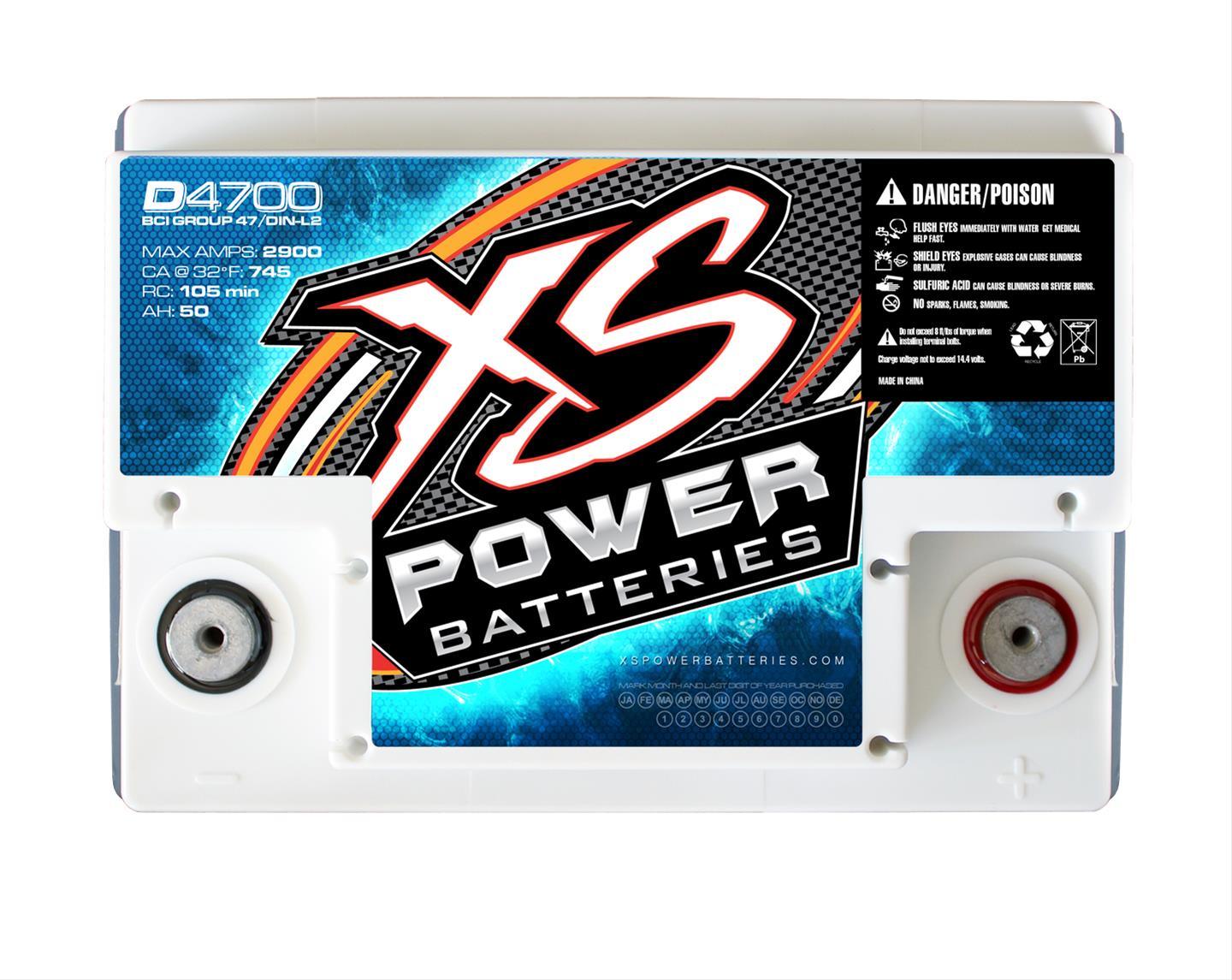 XS Power AGM Batteries D4700