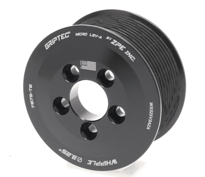 ZPE GripTec® Whipple 5 Bolt L3V-A Black Pulley Only 10 Rib