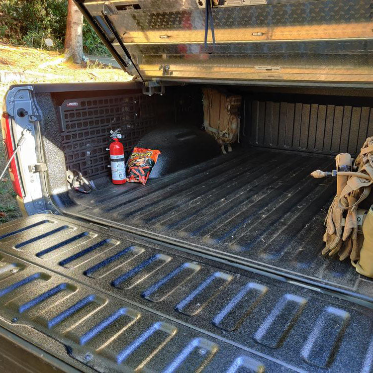 BuiltRight Industries Bedside Rack System - Passenger's Rear Panel | RAM 1500 All (2019+)