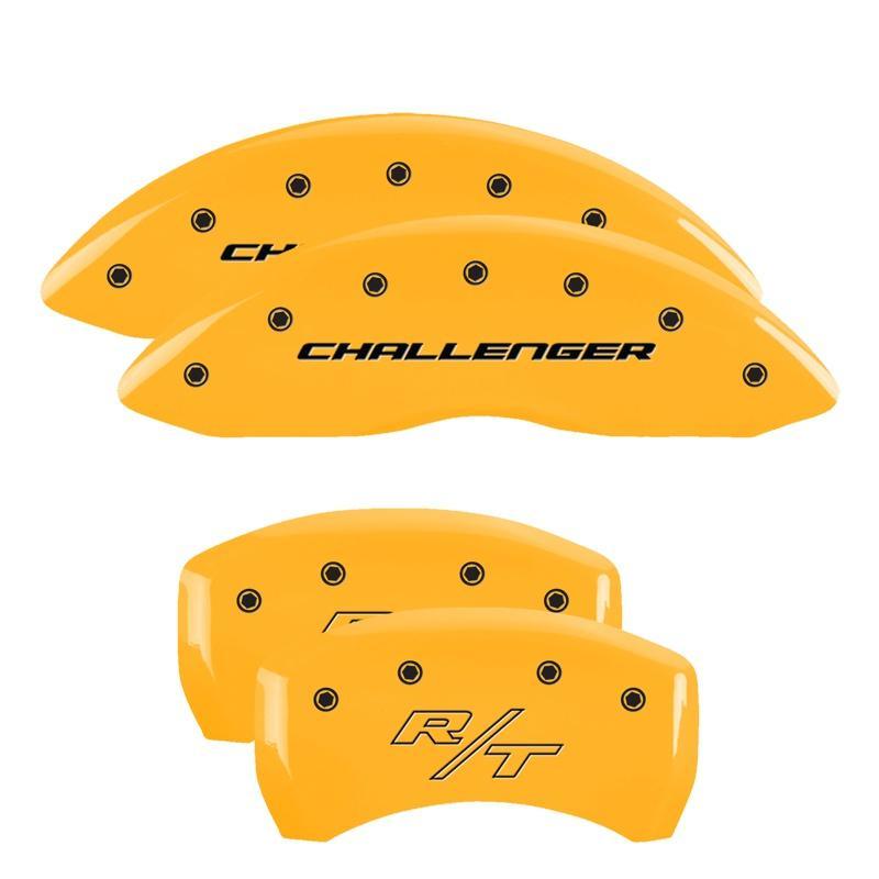 MGP Brake Caliper Covers Dodge Challenger 2011-2023 Black / Red / Yellow