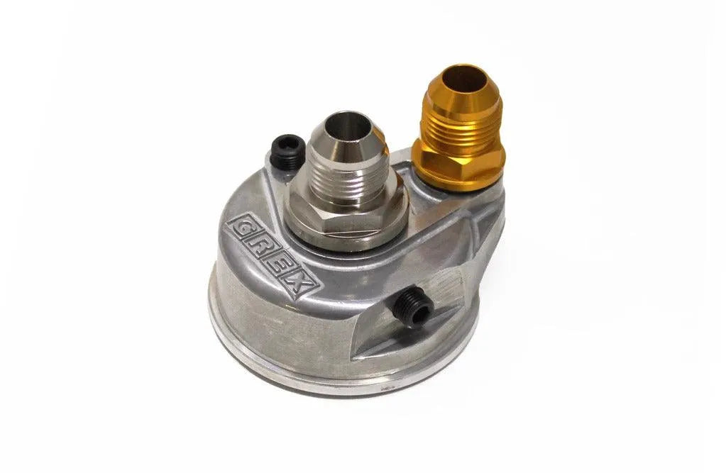 GReddy Nissan RB Series remote oil filter relocation without thermostat