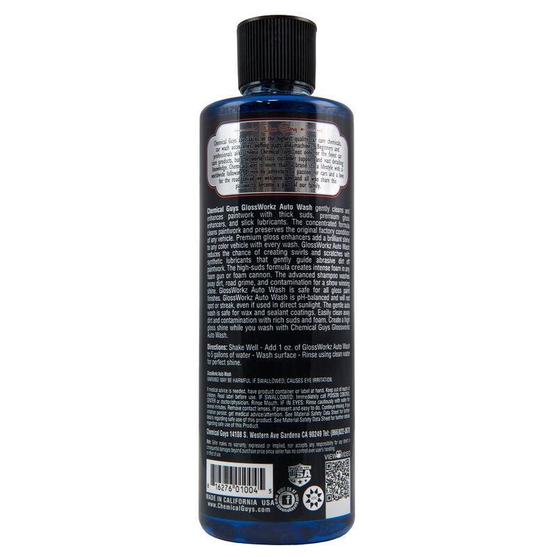 Chemical Guys Glossworkz Gloss Booster & Paintwork Cleanser Shampoo - 16oz (P6)