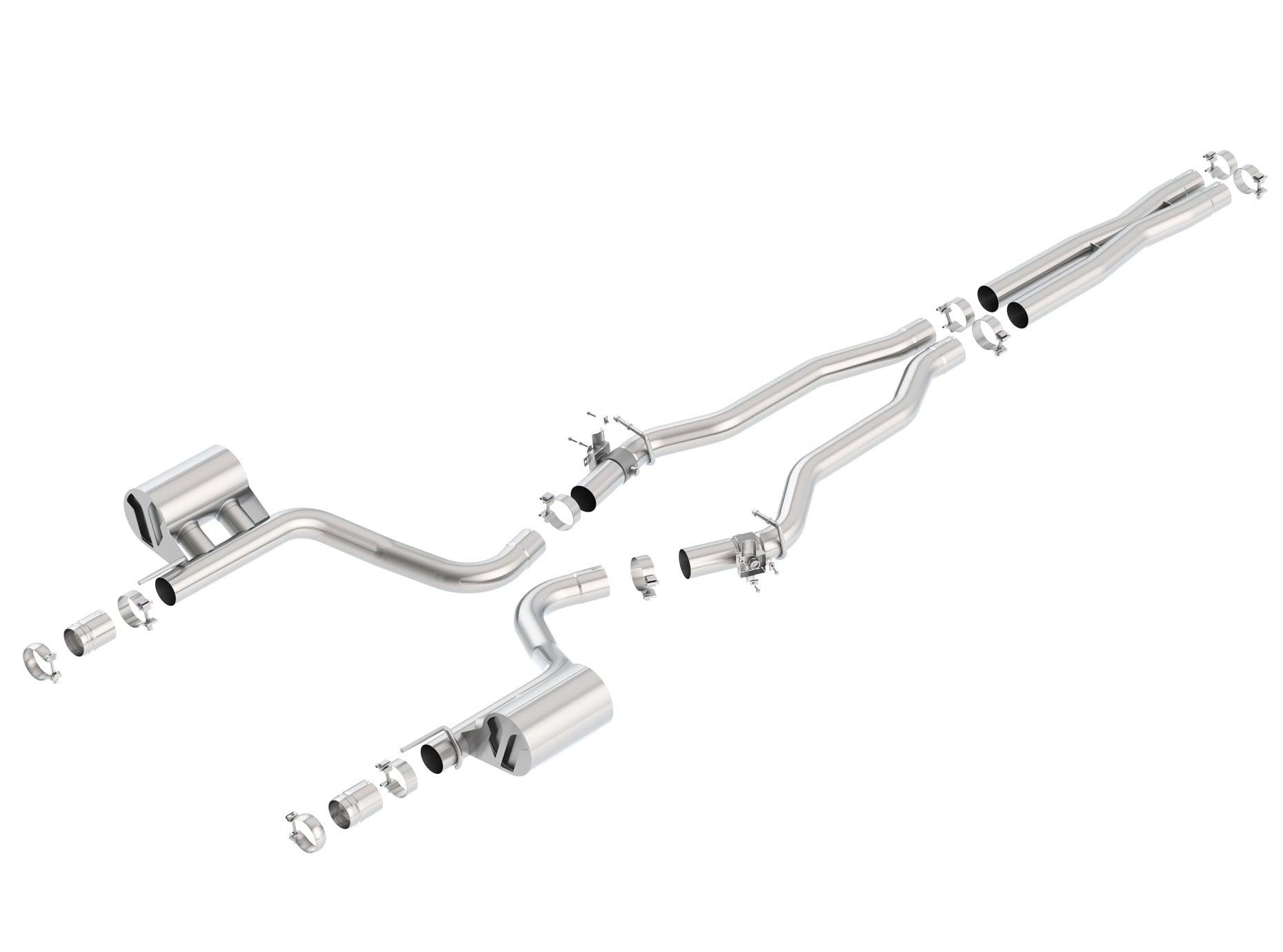 Borla ATAK Catback Exhaust w/ Valves 2015-2023 Dodge Charger Hellcat 6.2L V8