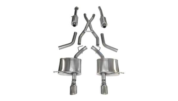 Corsa  Sport Performance Dual Rear Exit Cat-Back Exhaust System with 4.5" Tips - 2011-21 Durango 5.7