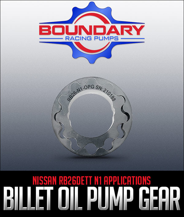 Boundary Billet Oil Pump Gears For Nissan RB Series using N1 pumps
