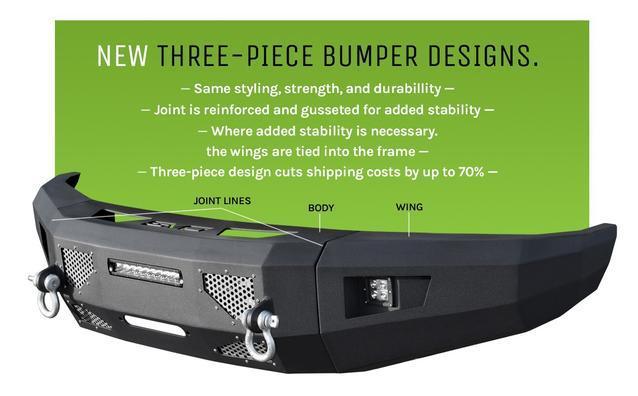 DV8 Off Road Front Bumper Dodge Ram 1500 2013-2018