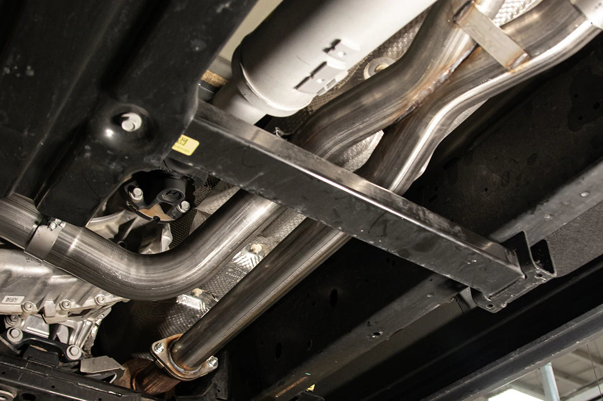Corsa 3 Inch Cat-Back Muffler Delete 2021-2024 RAM TRX