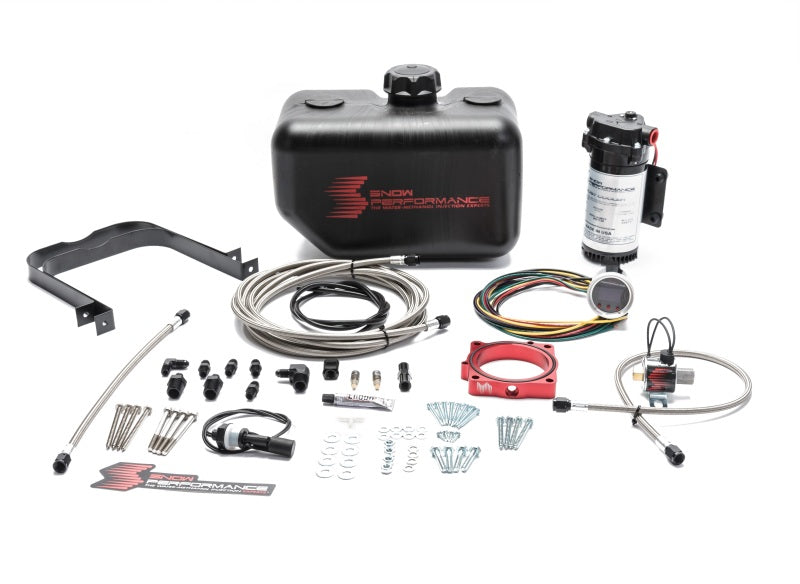 Snow Performance 2008-2021 5.7/6.1/6.4L Stg 2 Boost Cooler F/I Water Injection Kit (SS Braided Line & 4AN)