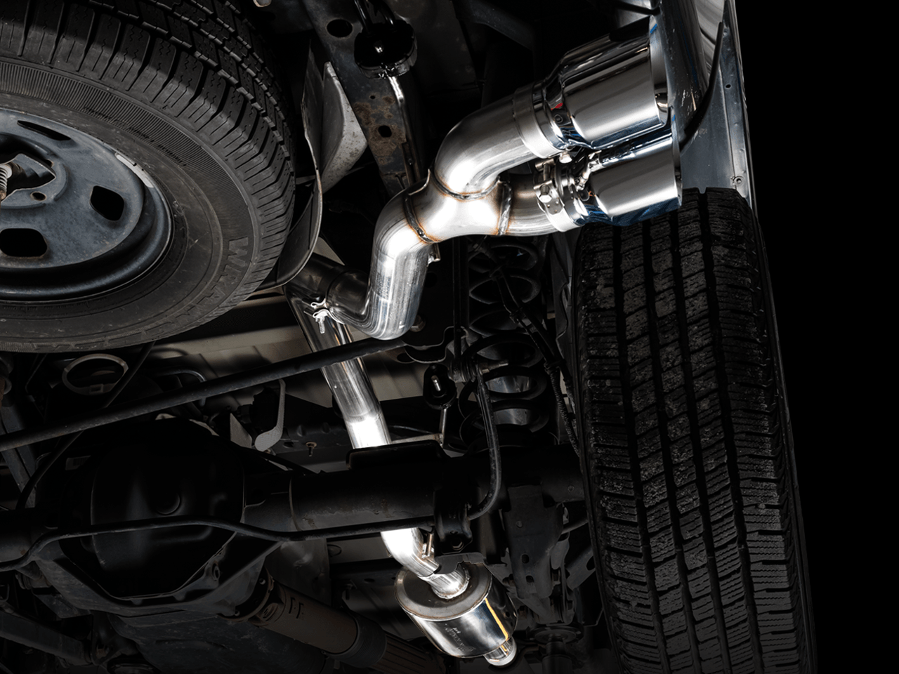 AWE 0FG Exhaust Suite for the 4th Gen RAM 1500 5.7L (without bumper cutouts)