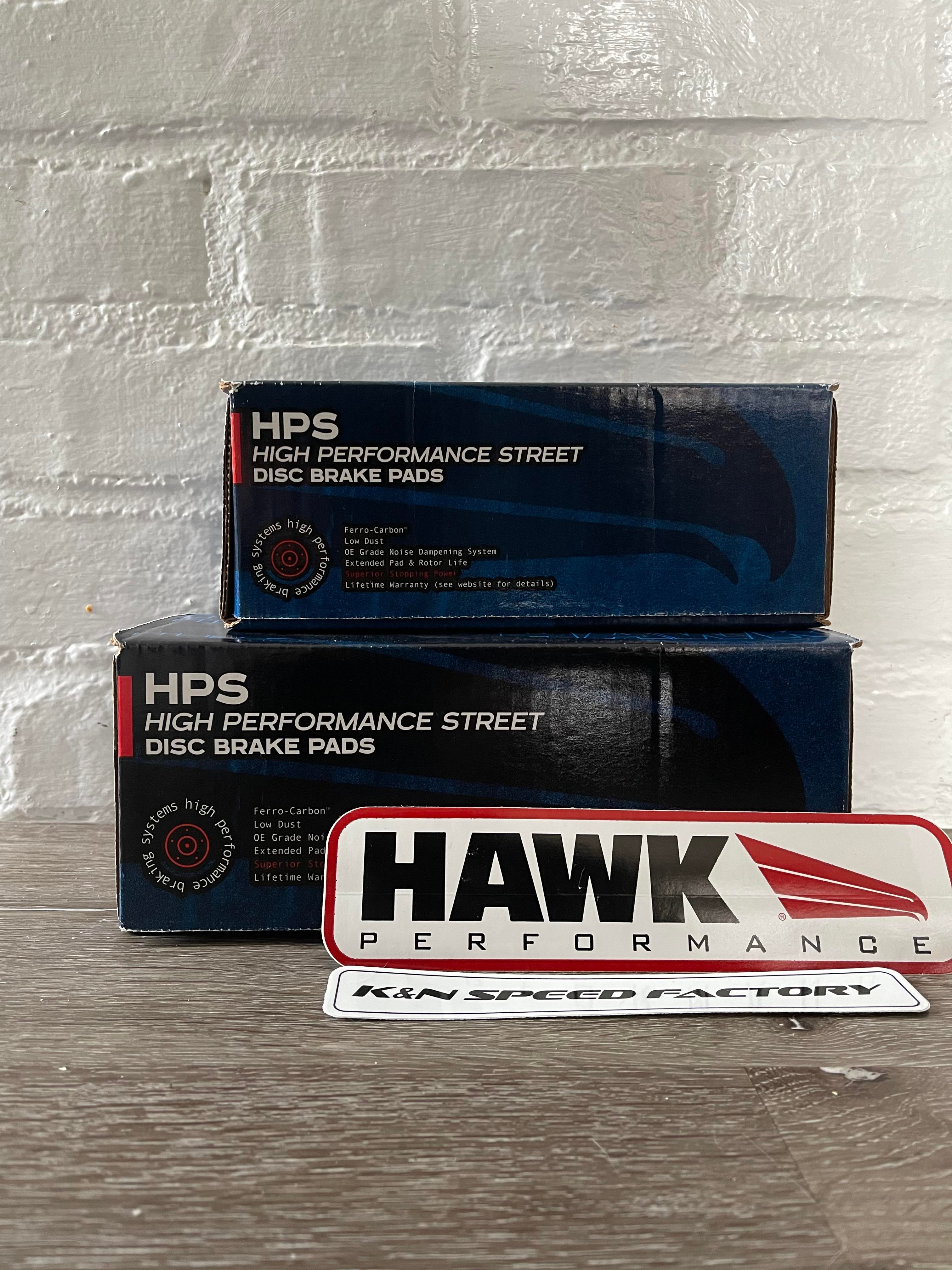 Hawk HPS Street Front & Rear Brake Pads For 08-23 Charger/Challenger/300 W/ 4 Piston Calipers