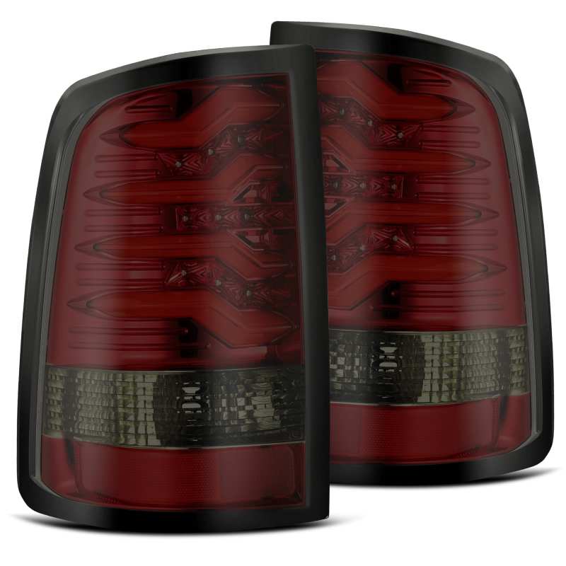 AlphaRex PRO-Series LED Tail Lights Red Smoke 09-21 Ram 1500 Classic & 2500