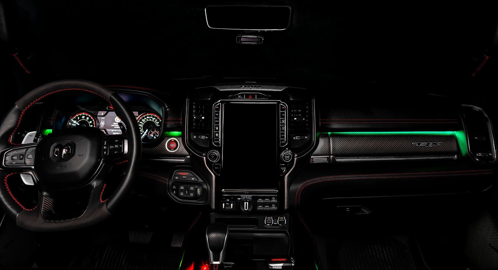 ORACLE Lighting 2019-2022 RAM TRX Dash Interior Ambient Lighting ColorSHIFT® RGB Conversion Kit