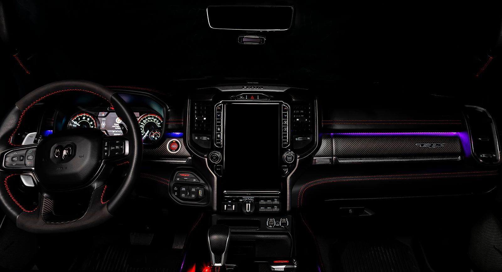 ORACLE Lighting 2019-2022 RAM TRX Dash Interior Ambient Lighting ColorSHIFT® RGB Conversion Kit